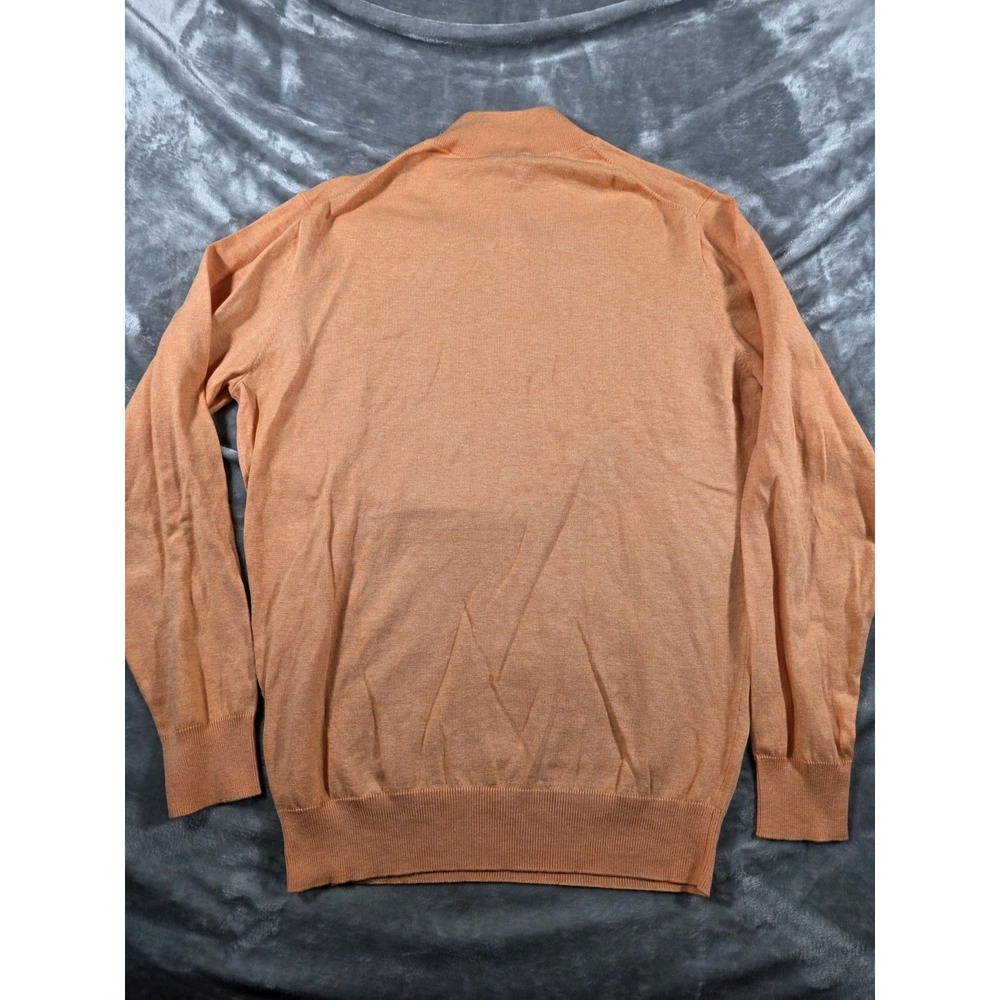 Peter Millar 1/4 Zip Sweater Pullover Men's Small Cotton/Silk Blend Mock Neck - Picture 6 of 6